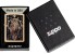 Zippo Brushed Brass Laser Engrave