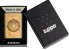 Zippo Green Matte Emblem Attached
